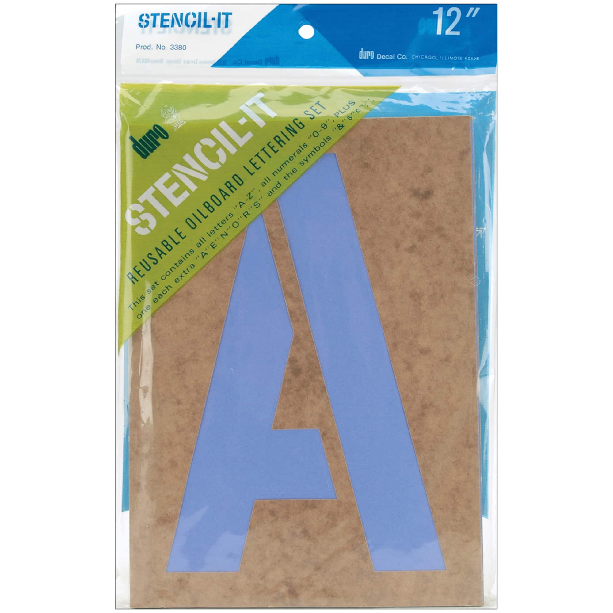 Stencil-It Reusable Lettering Set